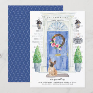 Invitación de desplazamiento de la puerta delanter