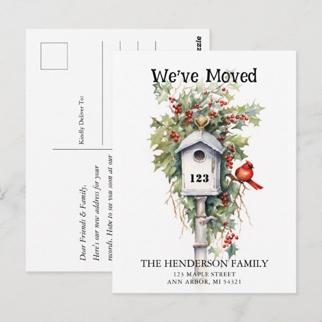 Invitación de desplazamiento de vacaciones (Anverso / Reverso)