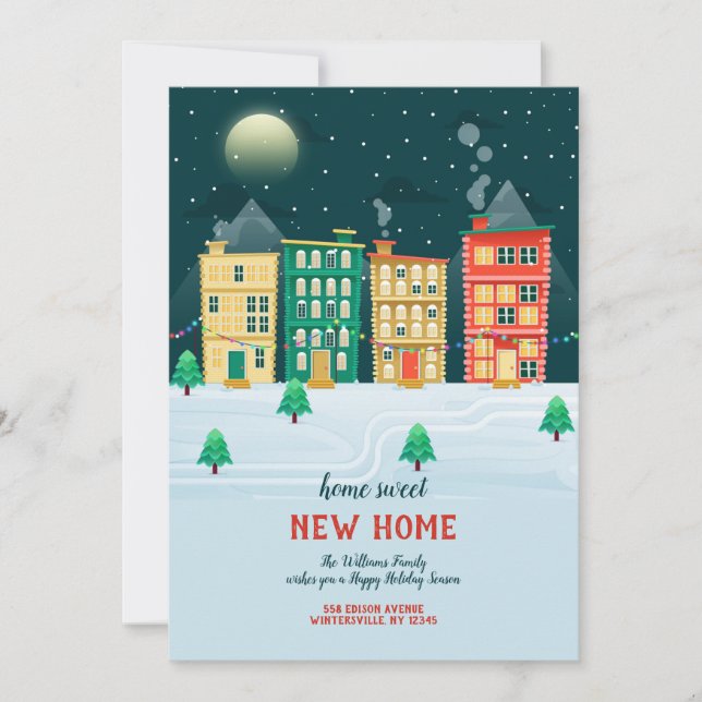 Invitación de desplazamiento de vacaciones urbanas (Anverso)