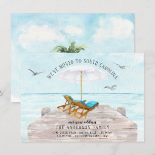 Invitación de desplazamiento del mar tropical