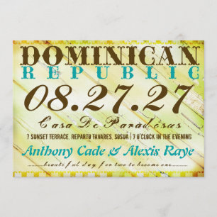 Invitación de destino a la República DOMINICANA