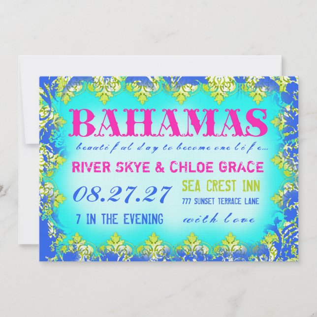 Invitación de destino de BAHAMAS 2 (Anverso)