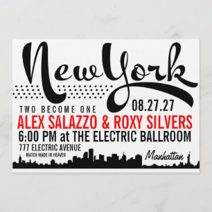 Invitación de destino de NUEVA YORK