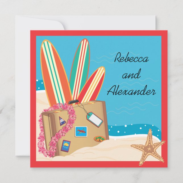 Invitación de destino de recepción después de la b (Anverso)