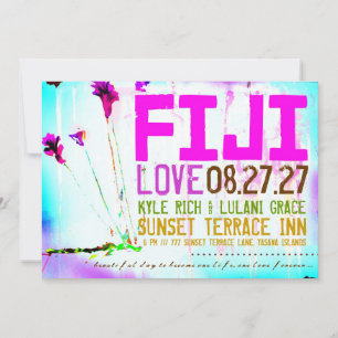 Invitación de destino FIJI ONE