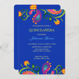 INVITACIÓN DE DIA DE LOS MUERTOS QUINCEAÑERA