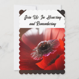 Invitación de Día de Recuerdo