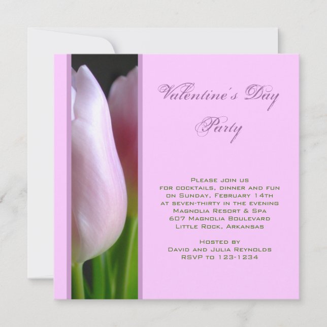 Invitación de Día de San Valentín (Anverso)