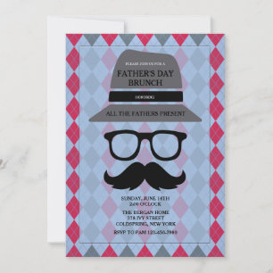 Invitación de Día del Padre Hipster
