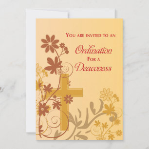 Invitación de Diaconisa a la Cruz de Ordenación Re