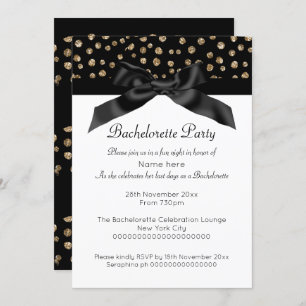 INVITACIÓN DE DIAMANTE BACHELORETTE DE LEOPARD DE
