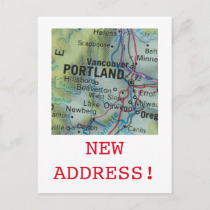 Invitación de dirección nueva de Portland