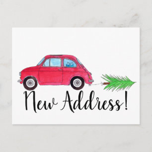 Invitación de direcciones Fiat 500 árbol de Navida