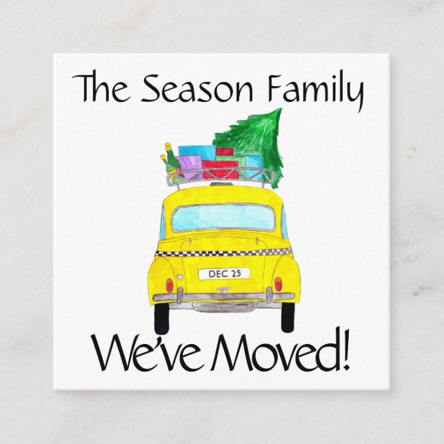 Invitación de direcciones Regalos de Navidades de  (Anverso)