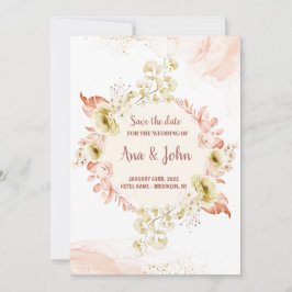 invitación de diseño boda