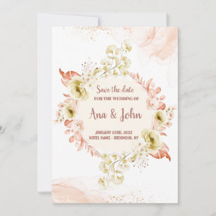 invitación de diseño boda