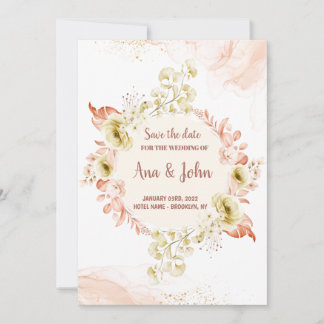 invitación de diseño boda