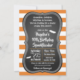 Invitación de disfraces para fiesta de cumpleaños
