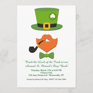 Invitación de disfraz del día de San Patricio