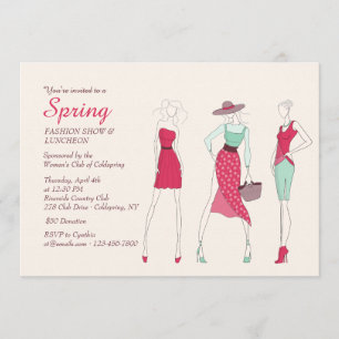 Invitación de Diva de la Moda