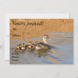 Invitación de doble cara, ¡linda!