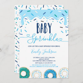 Invitación de Donut Baby Sprinkle con Amor