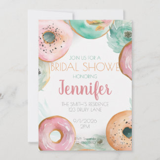 Invitación de Donut para Despedida de Soltera