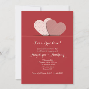 Invitación de dos corazones