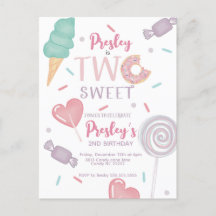 Invitación de Dos Dulces Caramelos