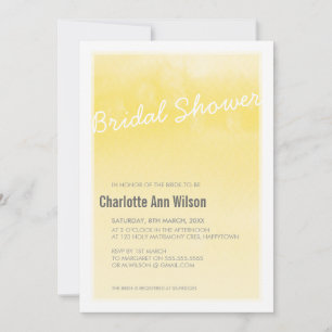 INVITACIÓN DE DUCHA BRIDAL: color de agua oscuro a