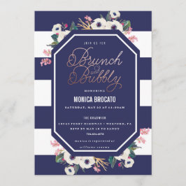 INVITACIÓN DE DUCHA BRIDAL - Lámpara de brunch y b