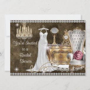 INVITACIÓN DE DUCHA BRIDAL VICTORIANA