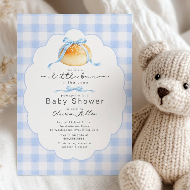 Invitación de Ducha de Bebé Niño Panecito en el Ho (Subido por el creador)