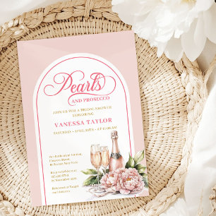 Invitación de ducha de boda con acuarela de estilo