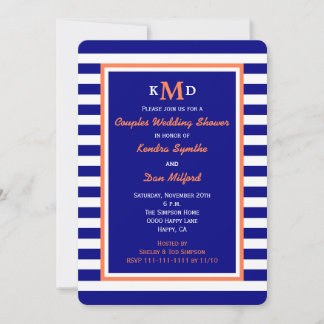 Invitación de ducha de casamiento de nubes náutica