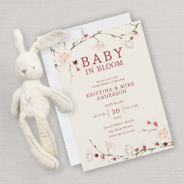 Invitación de ducha de código QR todo en un bebé e