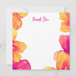Invitación de ducha de novia floral rosa Hibiscus 