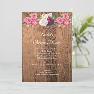 Invitación de ducha de novia rusa vintage