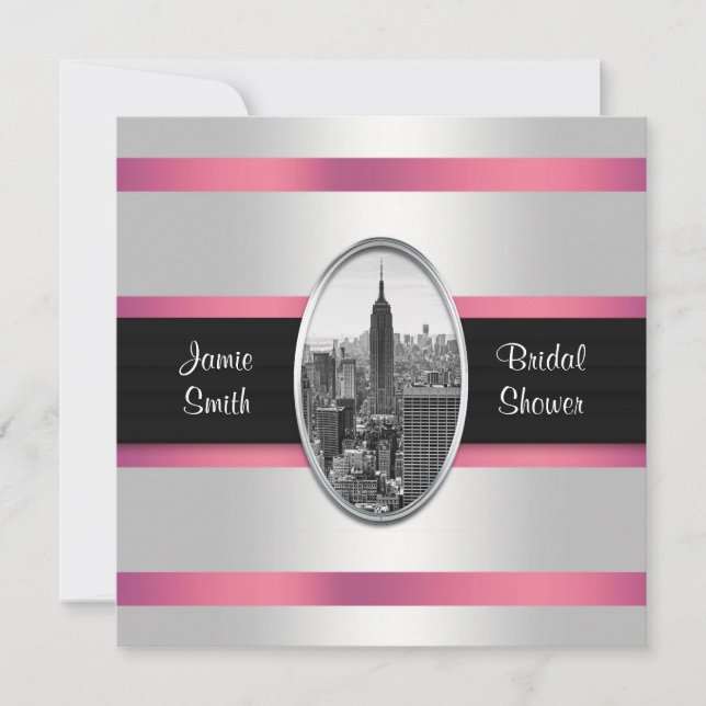 Invitación de ducha ESB Blanca Rosa (Anverso)