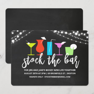 Invitación de ducha mixta para parejas para abaste