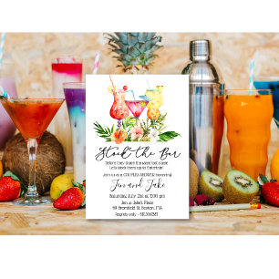 Invitación de ducha mixta para parejas para abaste