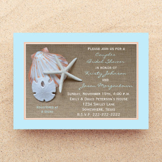 Invitación de duchas nupciales para parejas - Burl