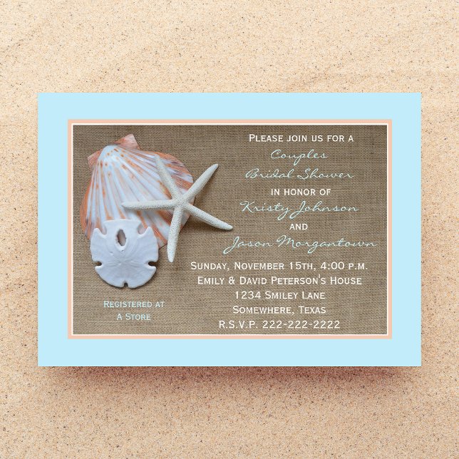 Invitación de duchas nupciales para parejas - Burl (Subido por el creador)