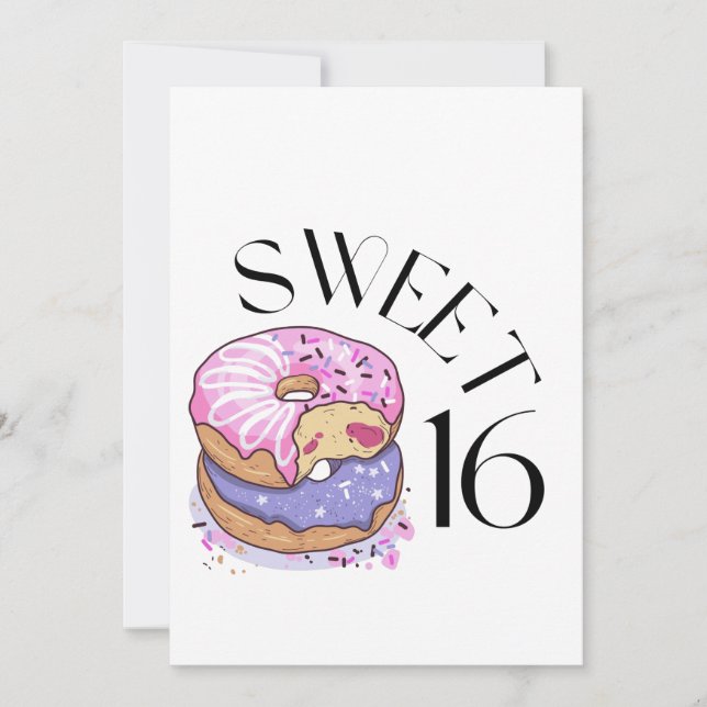 Invitación de Dulces 16 (Anverso)