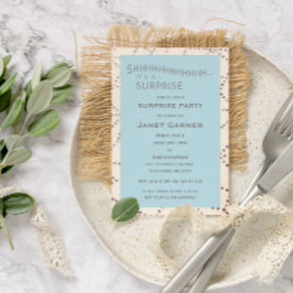 Invitación de edad del Personalizado de cumpleaños