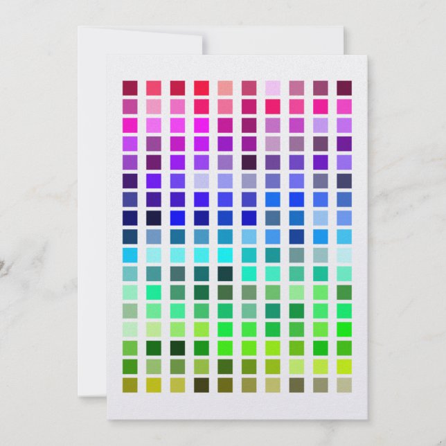 Invitación de ejemplo de color10 (Anverso)