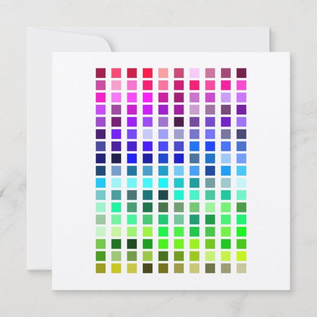 Invitación de ejemplo de color8 (Anverso)