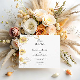 Invitación de Elegante Boho de girasoles para guar