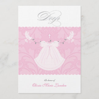 Invitación De elegante Uitnodiging van het Doopsel van het Me