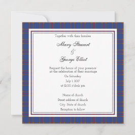 Invitación de Elliot Scottish Boda Square